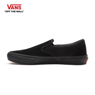 VANS SKATE SLIP-ON - BLACK/BLACK รองเท้า ผ้าใบ VANS ชาย หญิง