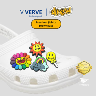 Verve - สินค้า Jibbitz Drew Premium ตัวติดรองเท้า crocs ลายหายาก จิ๊บบิต พรีเมี่ยม เกรดดี Lot 4