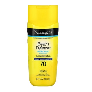 Neutrogena, Beach Defense Sunscreen Lotion, SPF 70, 6.7 fl oz (198 ml)