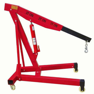 เครนยกเครื่อง 2 ตัน เครนยกของ ที่ยกเครื่องยนต์ ที่ยกของ Hydraulic Crane 2 Ton / Shop Crane รถเครนเครื่องยนต์หนัก 2 ตัน