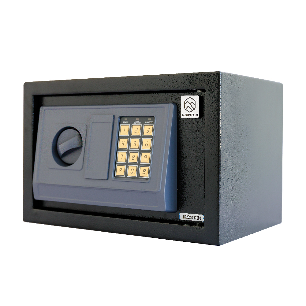 MOUNTAIN ตู้เซฟนิรภัย มีช่องหยอด ตู้เซฟเก็บเงิน รุ่น Everest 20DPS-BK (Size 31x20x20 cm.) Safe Deposit Box - รูปที่ 2