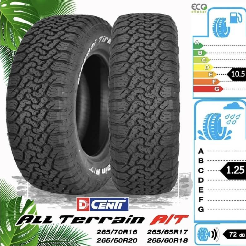 DCENTI  รุ่น ALL TERRAIN A/T ขนาด 265/70R16 , 265/65R17 , 265/50R20 , 265/60R18 (ราคาต่อ1เส้น)