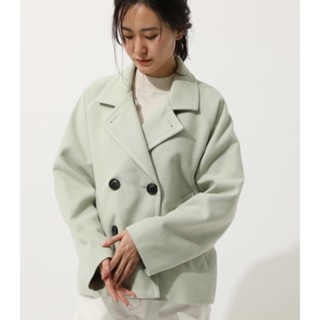 มือ1 ป้ายห้อย Azul by moussy mixed faric coat size M mint green เสื้อโค้ท