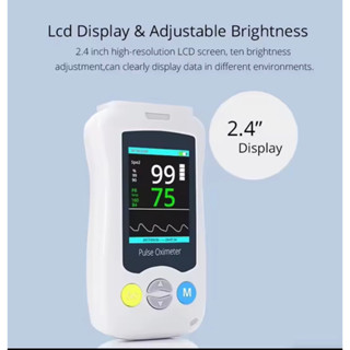 เครื่องวัดออกซิเจนในเลือด แบบโรงพยาบาล Handheld Pulse Oximeter Monitoring YONKER รุ่น YK-820miniA ผู้ใหญ่