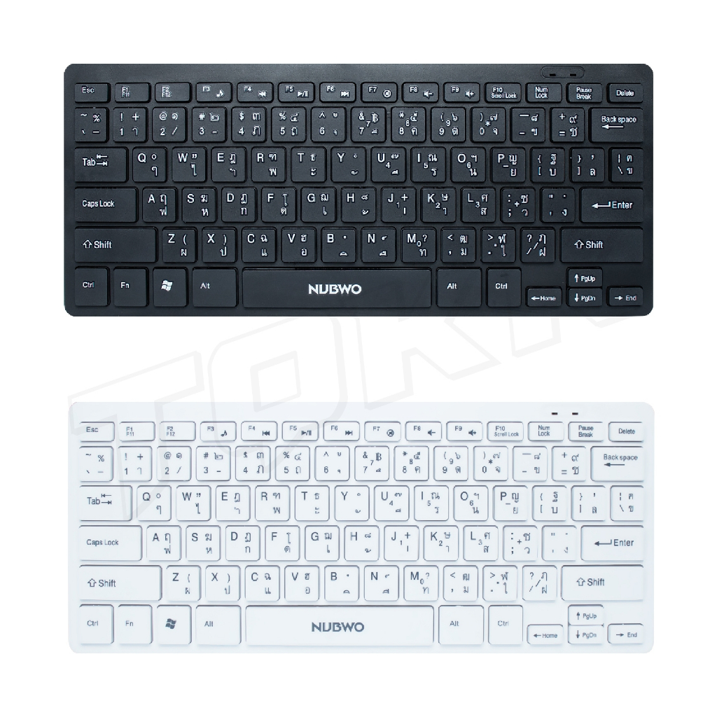 NUBWO NK-35 คีย์บอร์ด MINI MERCURY Portable Business Keyboard คีย์บอร์ดโน้ตบุ๊ค คีย์บอร์ดขนาดเล็ก