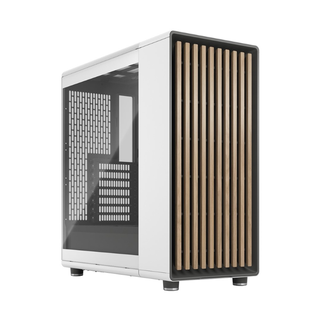 Fractal Design North Chalk White Tempered Glass Case (FD-C-NOR1C-04)