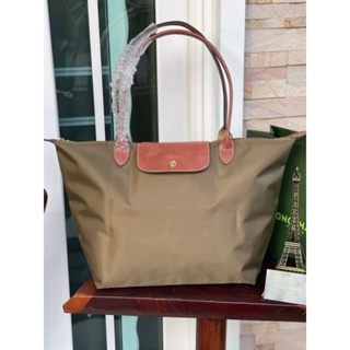 📮@1,590.-(L หูยาว)🎁🎁SPECIAL DISCOUNT SALE ลด 9.9%🎁🎁 +🛒🛒ส่งฟรี EMS🛒🛒LONGCHAMP LE PLIAGE ORIGINAL SHOULDER BAG L ( หูยาว )