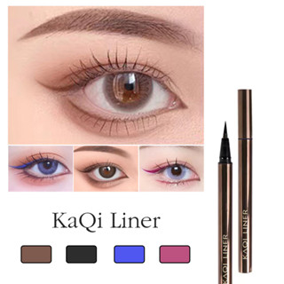 🌈 KaQi Eyeliner อายไลน์เนอร์ หัวพู่กัน เขียนง่าย เส้นคม  (K802) Waterproof 1869