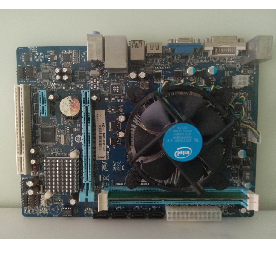 เมนบอร์ด 1155 ATEC H61-M + ซีพียู Intel® Pentium® G860 แคช 3M, 3.00 GHz + ซิ้งพัดลมCPU