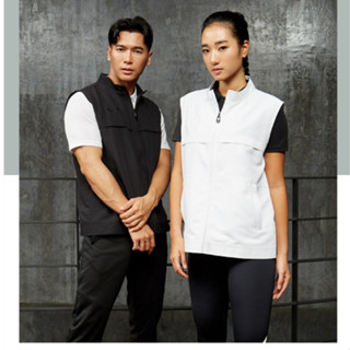 เสื้อเเจ็คเก็ตเเขนกุดแกรนด์สปอร์ต รหัส020-679(สีขาว)