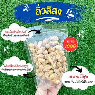 ถั่วลิสง เกรดA อาหารนกแก้ว หนูแฮมสเตอร์ และสัตว์ฟันแทะ (แบ่งขาย 100G / 250G)