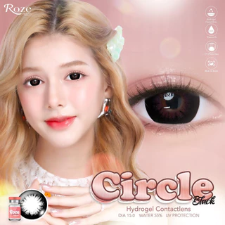 🔥คอนแทคเลนส์ ✨ขนาดบิ๊กอาย✨Black✨ Circle (Rozelens)