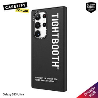 [พร้อมส่ง] CASETiFY - TIGHTBOOTH Label White Logo - Galaxy S23 Ultra [สินค้าแท้100% ผ่อน0% ส่งฟรี มีของแถม]