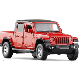 โมเดลรถกระบะ 1:36 JEEP Gladiator Jeep Off-road ทำด้วยเหล็ก เปิดประตูได้ ถ้าดึงถอยหลังรถจะวิ่งไปข้างหน้า  -ของเล่น ของขวั