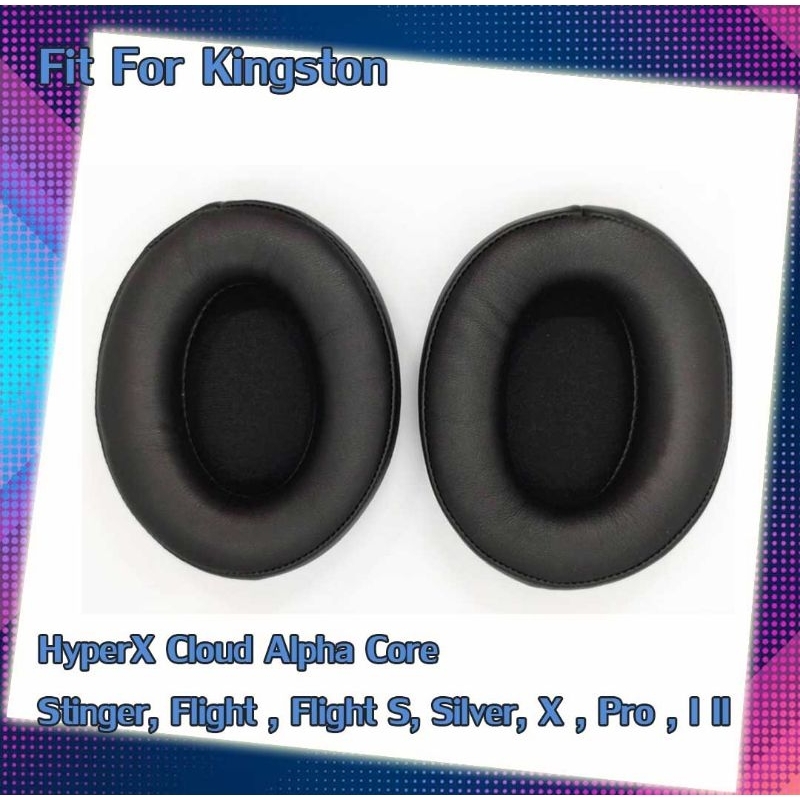 ฟองน้ำหูฟัง HyperX​ Cloud Alpha Core Stinger Flight Flight S Silver X Pro I II ส่งจาก กทม