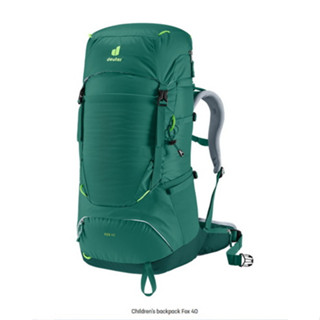 เป้ deuter รุ่น Fox 40 โลโก้ใหม่ ปี 2022 สีเขียว Alpinegreen Forest , สีส้ม Paprika Mandarin