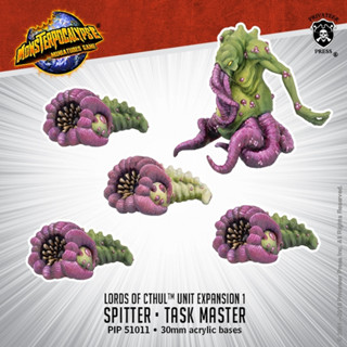 🔥มีของพร้อมส่ง🔥 Privateer Press Monsterpocalypse Lords of Cthul Unit: Spitter &amp; Task Master PIP 51011 ต้องประกอบทำสีเอง