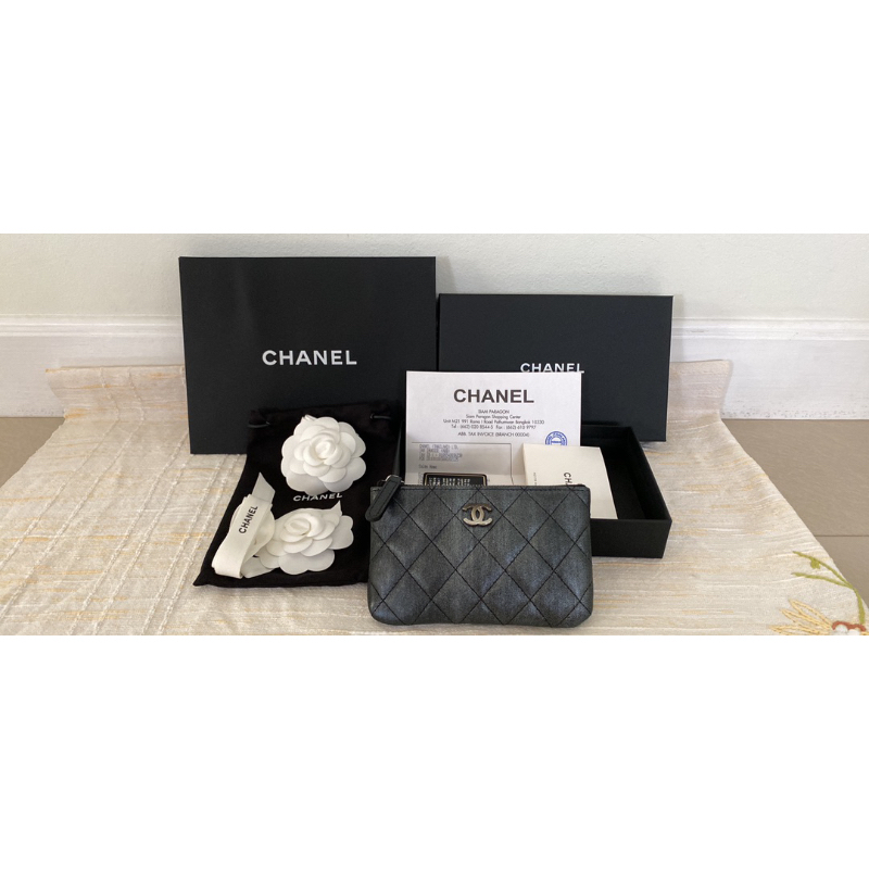 chanel o case pouch 6”