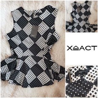 แท้💯% XACT​ เสื้อแฟชั้น​ SizeM 🛍️ของใหม่/ป้ายห้อย/จากShopแท้🛍️