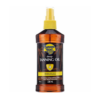 Banana Boat Deep Tanning Oil SPF4 ผลิตภัณฑ์บำรุงผิว ผสมสารป้องกันแดด และ ทำผิวเป็นสีแทนธรรมชาติ ขนาด 236 ml 08043