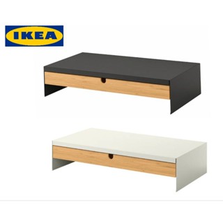 IKEA ELLOVEN เอลโลเวน ชั้นวางจอคอม ชั้นวางจอคอมพร้อมลิ้นชักเก็บของ ที่วางจอคอม ที่วาง Monitor มี 2 สีให้เลือก