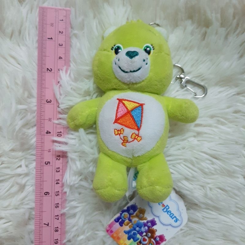 พวงกุญแจแคร์แบร์สีเขียว Care Bears มือสอง สิงคโปร์