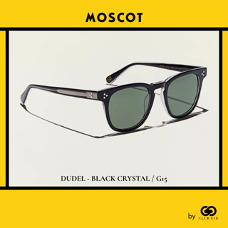 MOSCOT แว่นกันแดด มอสคอต รุ่น DUDEL สีกรอบ BLACK CRYSTAL สีเลนส์ G15 ไซซ์ 51 ของแท้ มีประกัน