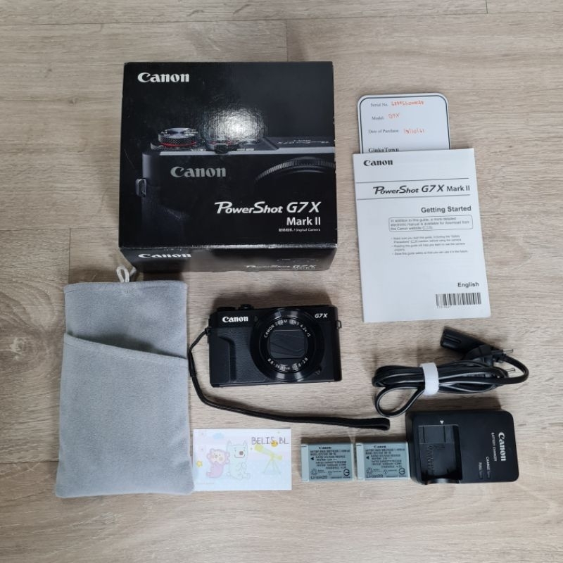 ส่งฟรี กล้องแคนนอน Canon G7X Mark II มือสอง สภาพดีมากใช้ถนอม ไม่เคยตก ไม่เคยซ่อม