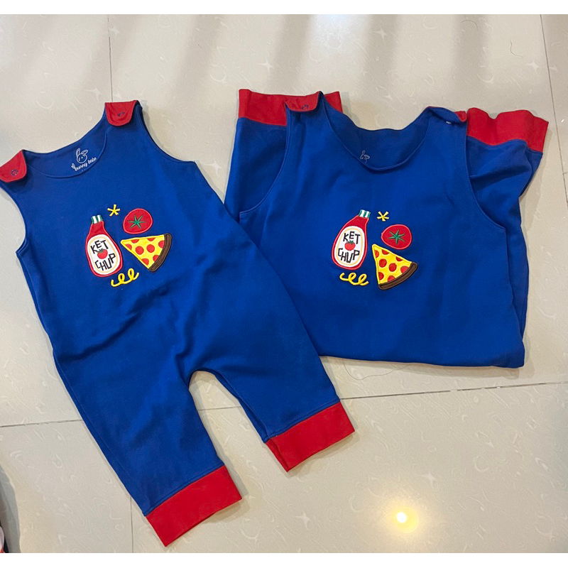 bunny babe ชุดเอี๊ยมพี่น้อง