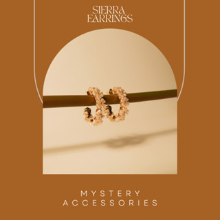 MA653: Sierra Earrings | Mystery Accessories ต่างหู ต่างหูห่วง ต่างหูดแกไม้