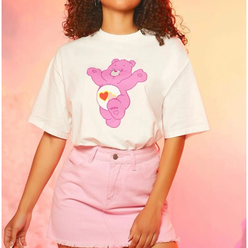 ลิขสิทธิ์แท้ ครบรอบ40ปี 💖เสื้อยืด ลาย care bears แคร์แบร์