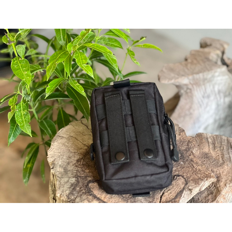 กระเป๋าใส่โทรศัพท์ ร้อยเข็มขัด ติดเสื้อเกาะได้ มี3สี ดำ พรางดำ พรางน้ำตาล - รูปที่ 4