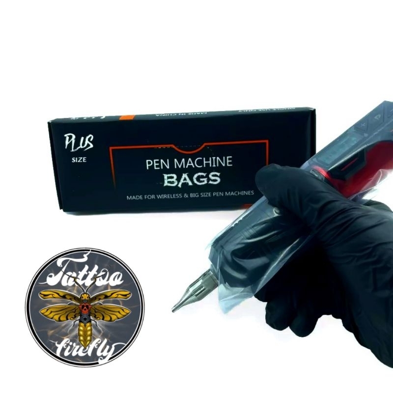 EZ PEN MACHINE BAGS พลาสติกห่อเครื่องสักPEN แบบใช้แล้วทิ้ง 200 ชิ้น