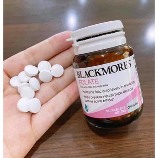 วิตามินบำรุงเลือด Blackmores Folate 500 mcg 90 เม็ด เตรียมพร้อมตั้งครรภ์