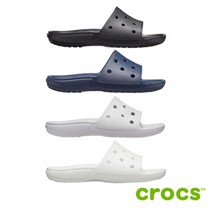 [ลิขสิทธิ์แท้] CROCS Classic Crocs Slide - Comfort Sandal ใส่สบาย รองเท้าแตะ คร็อคส์ แท้ รุ่นฮิต ได้ทั้งชายหญิง รองเท้าเพื่อสุขภาพ