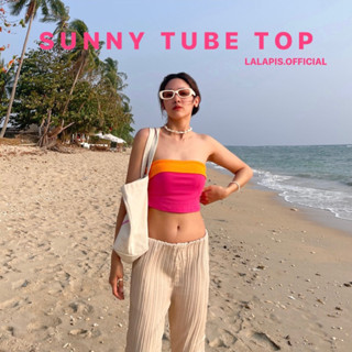 Lalapis | SUNNY TUBE TOP🍊 เสื้อเกาะอกสีจี๊ดจ๊าด