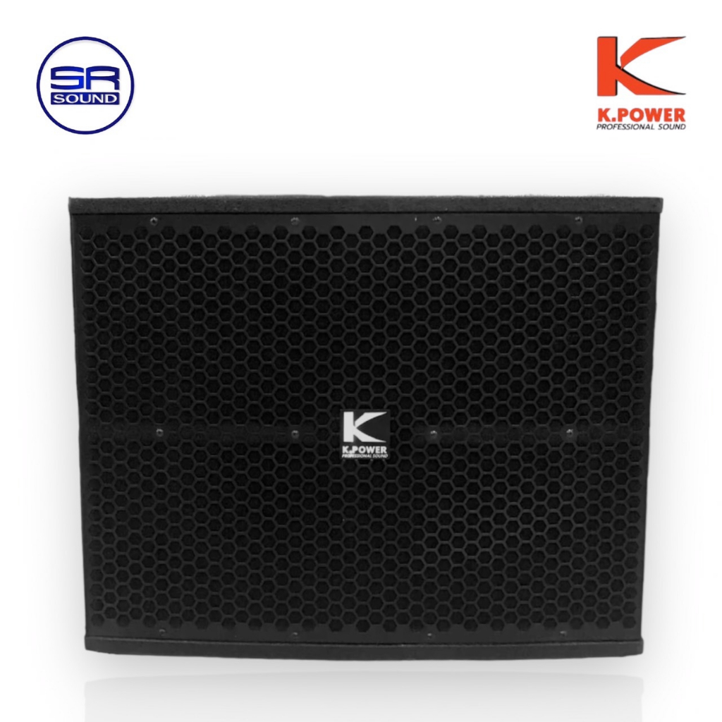 K.POWER KI18PRO ตู้ลำโพงซับเบส พร้อมดอก 18 นิ้ว (ไม้อัด) /ราคาต่อ 1 ใบ (สินค้าใหม่ มีหน้าร้าน) จำกัดออเดอร์ 1 ใบเท่านั้น