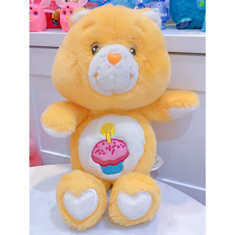 RARE‼️ Care Bears 🎂 Birthday Bear 🐻 แคร์แบร์ ปี 2002 ป้ายชัด ใจชัด มือสองของแท้อเมริกา ขนาด 13” หายา