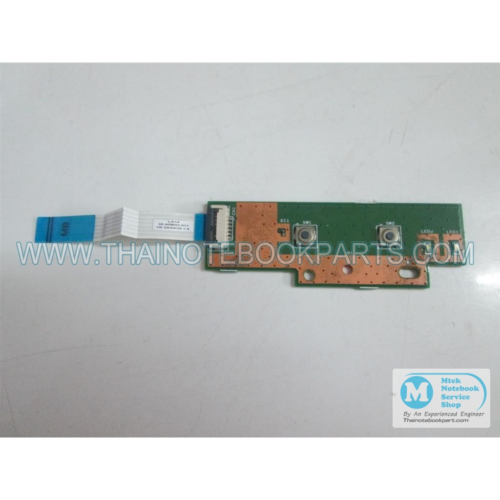 แผงวงจรสวิตช์ Lenovo B450 - 48.4DM02.011, 55.4DM02.011 Switch Board (มือสอง)
