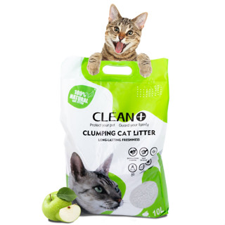 ทรายแมว CleanPlus ทรายแมวเบนโทไนท์ คลีนพลัสขนาด 10 L เก็บกลิ่นดี จับก้อนไว ไม่ติดภาชนะ petsupplies