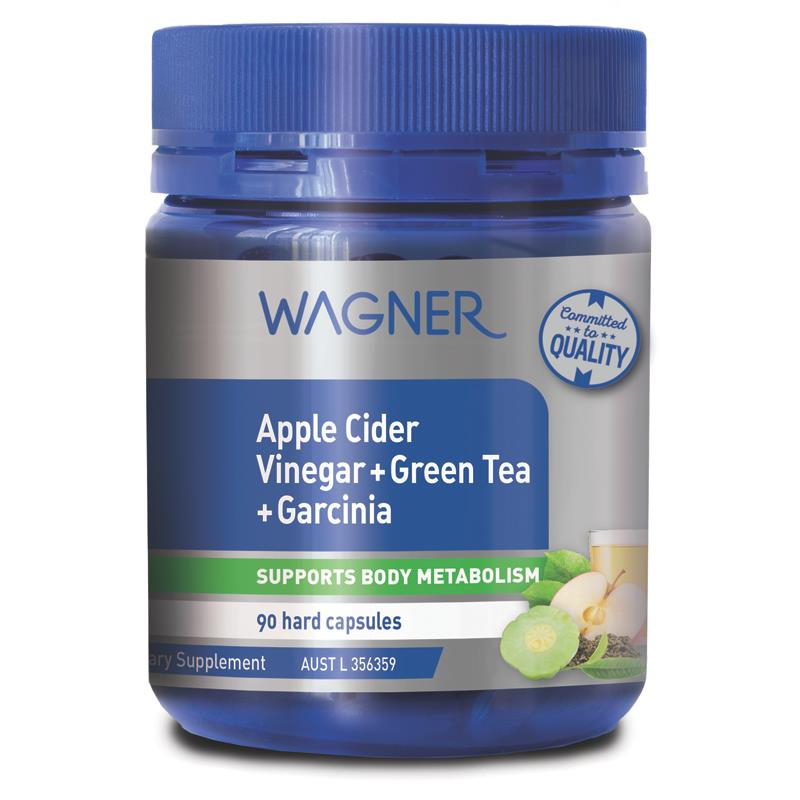Wagner Apple Cider Vinegar + Garcinia 90 Capsules จากออสเตรเลีย