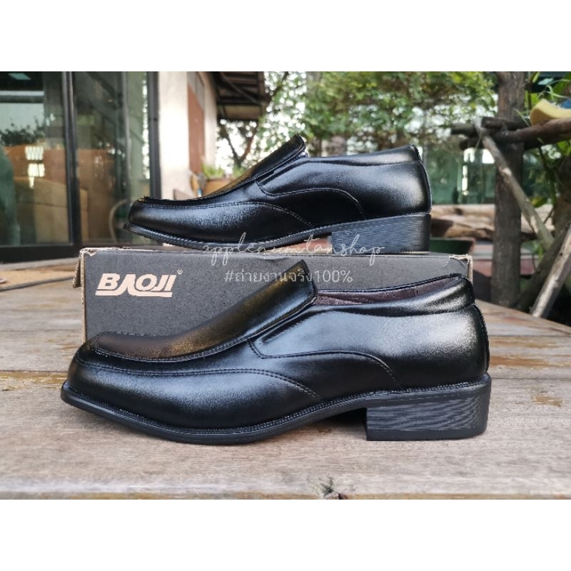 รองเท้าคัชชูผู้ชาย รุ่นหัวตัด  ยี่ห้อBaojiแท้ sz.39-47​ หน้าเท้ากว้างใส่สบาย