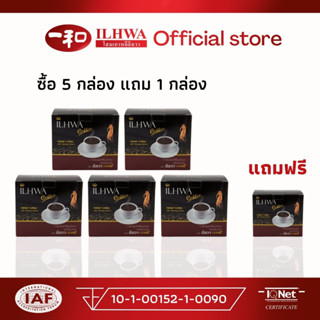 กาแฟโสม อิลวา 5 กล่อง แถม กาแฟโสม 1 กล่อง โสมสกัด เครื่องดื่มโสม โสมอิลวา กาแฟ อิลวา