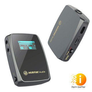 MOZA MIRFAK WIRELESS MICROPHONE SYSTEM WE10 ไมค์Wireless Ver 1. (1ตัวรับ-1ตัวส่ง)