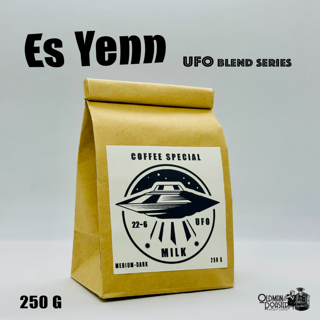 เมล็ดกาแฟ   ES YENN   "THE UFO BLEND" (คั่วกลางค่อนเข้ม)