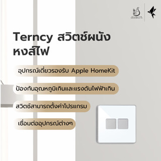 Terncy สวิตช์ผนัง·หงส์ไฟ สวิตช์ไฟอัจฉริยะ สั่งงานผ่านเสียง-แอพพลิเคชั่น รองรับBLE/Zigbee 3.0 รองรับ HomeKit/Google Home