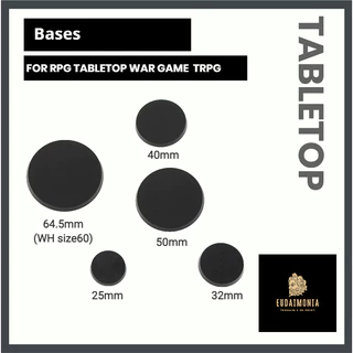 Miniature Blank bases ฐานเปล่า wargame warhammer โดยเฉพาะ มีช่องติดแม่เหล็กด้านล่าง ฐานโมเดล (พร้อมส่ง)