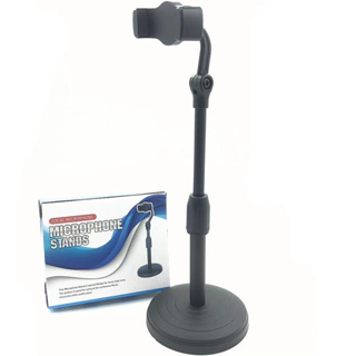 ขาตั้งโทรศัพท์มือถือ ที่ตั้งโทรศัพท์มือถือไลฟ์สด professional microphone stand ปรับสูงต่ำก้มเงยได้ L1