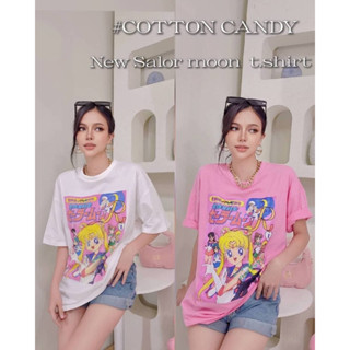 #COTTON CANDY🍭 เสื้อยืด New Salor moon  t.shirt