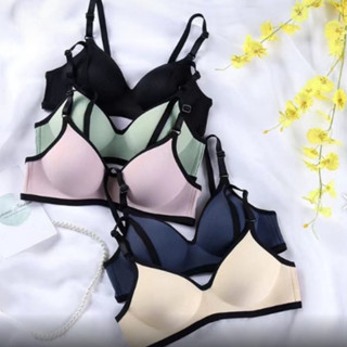 เสื้อในไร้โครง ดันทรง  รุ่น B-053 เสื้้อในผู้หญิงสีพลาสเทลน่…